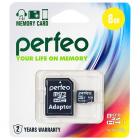 Perfeo microSD 8Gb (Class 10) economy series