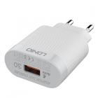 СЗУ LDNIO A303Q Сетевое ЗУ+кабель Micro, QC 3.0, 1 USB Auto-ID