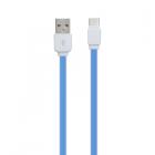 USB Type-C LDNIO XS-07 1m/ 2.1A/ медь: 60 жил/ Blue