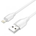 USB Lightning LDNIO LS38 30 см/ 2.4A/ медь: 60 жил/ White