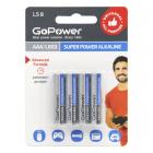 GoPower LR03 Alkaline BL4