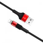 USB Lightning Borofone BX21, 1 м, 2.4 А, красный