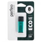 Perfeo USB 8GB E03 Green econ.series