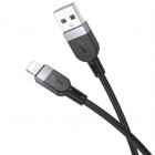 USB Lightning Hoco X109 2,4A 1м. черный, силикон