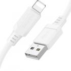 USB Lightning Borofone BX115, 1 м, 2.4 А, белый
