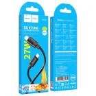 Type-C - Lightning Hoco X122, 3А, PD27W, 1м, черный