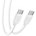 Type C-Type C, Hoco X115, 1 м, 5 А, PD240W, белый