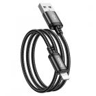 USB Lightning Hoco X89 2,4A 1м. черный