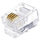 6P4C коннектор телефонный RJ12