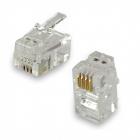 4P4C коннектор телефонный RJ09